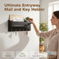 🏠 2026 Sale — Over 22,300 Sold! 🗝️ Wall-Mounted Mail & Key Holder – Spacious Basket, Display Shelf & Heavy-Duty Hooks 📬