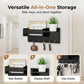 🏠 2026 Sale — Over 22,300 Sold! 🗝️ Wall-Mounted Mail & Key Holder – Spacious Basket, Display Shelf & Heavy-Duty Hooks 📬