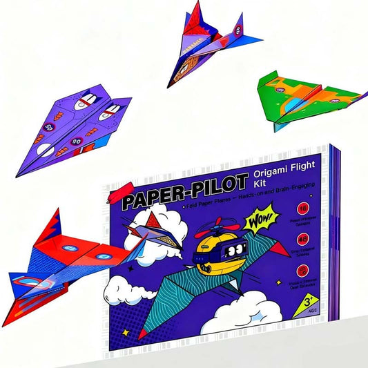 🌟🚀 2026 Sale — Over 31,200 Sold! ✂️📚 Creative DIY Paper Airplane Set For Kids – 16 unique designs, pre-scored folds, and premium flight paper. Perfect for imaginative play and family fun!👶