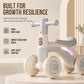 🚲 2026 Sale — Over 21,600 Sold! 🎵 Baby Balance Bike with Music & Lights – 4-Wheel Stability, LED Fun | Perfect First Bike for Toddlers 👶
