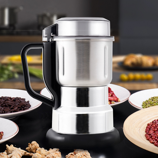☕ 50% OFF NOW! 🌿 Electric Grinder – Stainless Steel, One-Touch Control & Safety Lock – For Coffee Beans, Spices, Nuts & Herbs ⚡