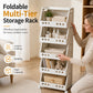 🛒 LIMITED‑TIME 50% OFF! 🏠 24,198 Sold – Multi-Tier Foldable Storage Organizer with Wheels – Instant Space Recovery, Seamless Mobility & Precision Engineering 🗄️