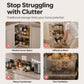 🗄️ LIMITED‑TIME 50% OFF! 🏠 Multi-Tier Foldable Storage Organizer with Wheels – Space-Saving, Lockable Wheels, Multi-Room Use 🛞