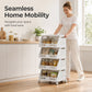 🛒 LIMITED‑TIME 50% OFF! 🏠 24,198 Sold – Multi-Tier Foldable Storage Organizer with Wheels – Instant Space Recovery, Seamless Mobility & Precision Engineering 🗄️