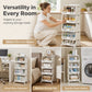 🗄️ LIMITED‑TIME 50% OFF! 🏠 Multi-Tier Foldable Storage Organizer with Wheels – Space-Saving, Lockable Wheels, Multi-Room Use 🛞