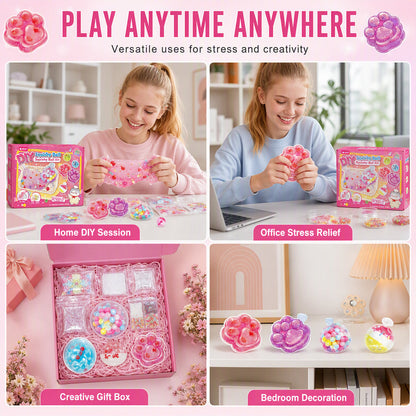 🎨✨50% OFF! 🐾🧁 DIY Fried Ice Squishy Toy Kit with Cat Claw Design for Kids – Crystal Clear Textures, Sensory Relief & Artistic DIY Results. Over 53,291 Happy Crafters!✨