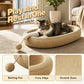 🐾 2026 Sale — Over 23,800 Sold! 🐱 Wear-Resistant Sisal Cat Scratcher Bed – Roomy Oval Shape, Cat Toy Included & Furniture-Friendly Design 🌿