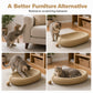 🐾 2026 Sale — Over 23,800 Sold! 🐱 Wear-Resistant Sisal Cat Scratcher Bed – Roomy Oval Shape, Cat Toy Included & Furniture-Friendly Design 🌿