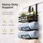 🏠 2026 Sale — Over 24,300 Sold! 🚪 Over-the-Door Towel Rack with Storage Shelf – No-Drill Bathroom Organizer, Carbon Steel & Rustproof Finish 🛁
