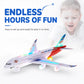 ✈️ 50% OFF NOW! 🎵 Electric Model Aircraft – Bump-and-Go, LED Lights & Realistic Sounds – For Toddlers 3+ 🛩️