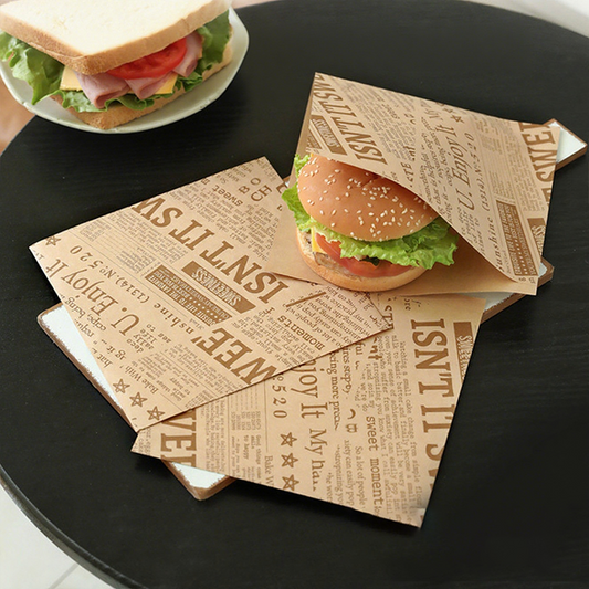 🥪📦 Best Seller! 🐱🐇 Grease-Resistant Paper Bags for Sandwich Wrapping – PE-coated, microwave-safe, health-conscious printing, and ready-to-use. Perfect for food packaging at home or on the go! ⭐ Trusted by 9,274+ happy customers!