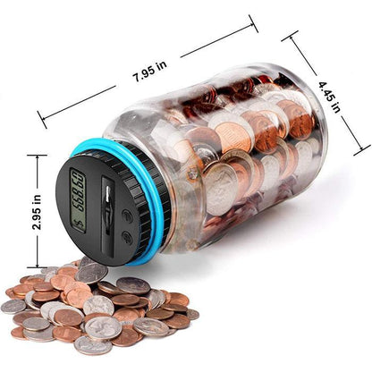 💰✨50% OFF! 🏦🪙 Digital Money Box with Auto Coin Counting – Tracks Savings, Sets Targets & Makes Saving Fun for Kids & Adults. Over 9,584 Smart Savers!✨