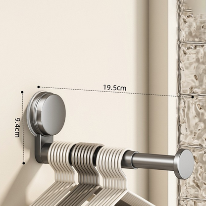 🏡 LIMITED‑TIME 50% OFF! 🪝 Foldable Telescopic Suction‑Cup Hanger Rack – No‑Drill, Retractable, Multi‑Scene ✨