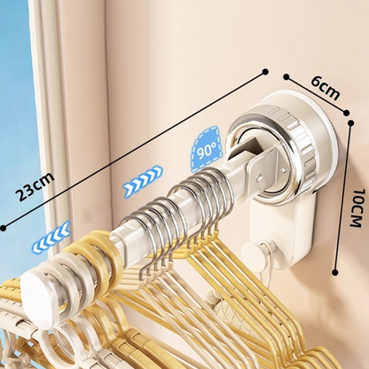 🚨 LIMITED‑TIME FLASH SALE! 💪 63,700+ SOLD – Foldable Telescopic Suction-Cup Hanger Rack – Drill-Free, Space-Saving & Multi-Scene 🛏️