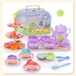 🍰 LIMITED-TIME 50% OFF! 🎪 Unicorn Castle Pretend Teapot Set – Kid-Safe, Portable & Imagination-Boosting 🌈