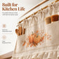 🍽️ LIMITED-TIME 50% OFF! 🏠 Oven Skirt Curtain with Pockets – Rustic Cottagecore Style, Quick-Access Storage & Easy Install ✨