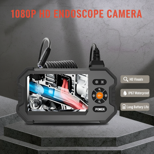 📷 50% OFF NOW! 🔍 HD Endoscope Camera – 1080P, 4.3" Screen, IP67 Waterproof – For Pipes, Engines & Inspections 🛠️