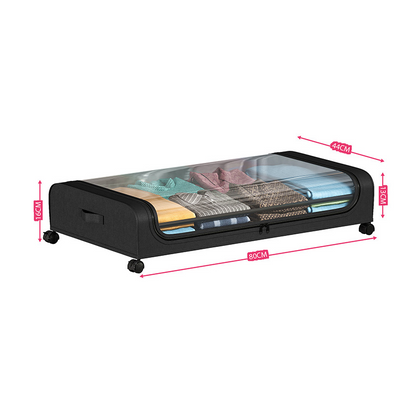 🛌 LIMITED-TIME 50% OFF! 📦 Large-Capacity Underbed Storage Cart – 360° Glide Wheels, Heavy-Duty Frame & Space-Saving Design 🏠