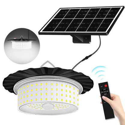 ☀️ 50% OFF NOW! 💡 Solar Pendant Light – 360° Illumination, IP65 Waterproof & 4-Level Brightness – For Sheds, Camping & Outdoor Use 🌙