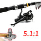 🎣 50% OFF NOW! 🧳 Complete Travel Fishing Set – Telescopic Rod, Reel & Lures – Portable Kit for Hiking, Camping & Road Trips 🌲