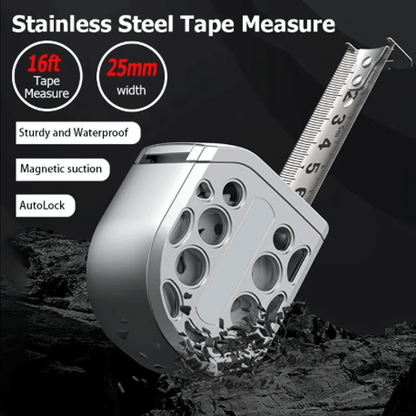 📏 50% OFF NOW! 🛡️ Retractable Steel Measuring Tape – Magnetic Base, Rust-Proof & Precise Scale – For Workshops, DIY & Daily Use 🔩