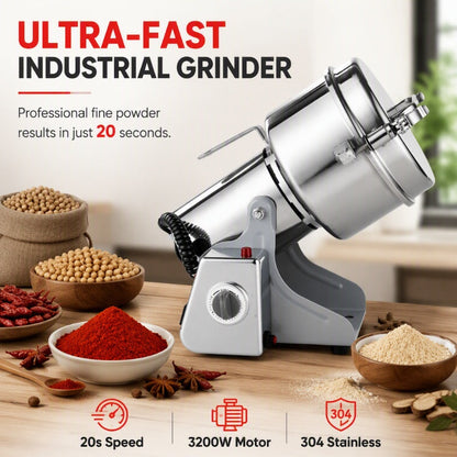 ⚡ 50% OFF NOW! 🔄 High-Speed Electric Grinder – Ultra-Fine Powder, Multi-Blade & Durable – For Grains, Herbs, Spices & Coffee 🌿