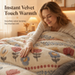🛏️ LIMITED‑TIME 50% OFF! 🔥 Double-Sided Sherpa Fleece Comforter – Snowflake Velvet & Dense Lamb Fleece Heat Lock, Ultra-Soft Velvet Touch & Durable Digital Print – Cozy Winter Warmth for Every Room ❄️