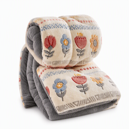 🛏️ LIMITED‑TIME 50% OFF! 🔥 Double-Sided Sherpa Fleece Comforter – Snowflake Velvet & Dense Lamb Fleece Heat Lock, Ultra-Soft Velvet Touch & Durable Digital Print – Cozy Winter Warmth for Every Room ❄️