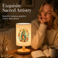 🕯️ 50% OFF NOW! ✨ Virgin Mary Wooden Table Lamp – Sacred Art, Soft Glow & Solid Wood – For Prayer, Meditation & Home Decor 🏠