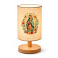 🕯️ 50% OFF NOW! ✨ Virgin Mary Wooden Table Lamp – Sacred Art, Soft Glow & Solid Wood – For Prayer, Meditation & Home Decor 🏠