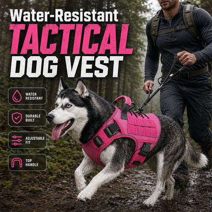 🐕 LIMITED‑TIME 50% OFF! 🦴 Durable Oxford Fabric Dog Harness Vest – Reflective, Adjustable, No-Pull & Breathable Comfort for All Breeds 🎽