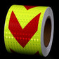 🚧 50% OFF NOW! ✨ Arrow Reflective Tape – Prismatic, 3x Brighter & All-Weather – For Trucks, Factories & Safety Gear 🛡️
