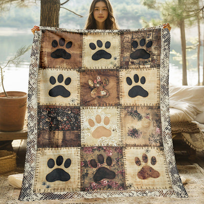 🐶 LIMITED‑TIME 50% OFF! 🐾 18,924 Sold – Cute Paw Print Soft Flannel Blanket – Snuggly, Warm, Lovely Home Decor 🛌
