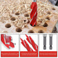 🔩 50% OFF NOW! 🌳 Auger Drill Bit Set – High Carbon Steel, 4-Flute Design & Anti-Slip Hex Shank – 8 PCS for Hardwood, Cork & Plastic 🛠️
