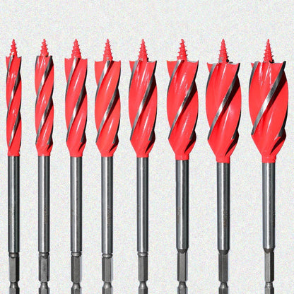 🔩 50% OFF NOW! 🌳 Auger Drill Bit Set – High Carbon Steel, 4-Flute Design & Anti-Slip Hex Shank – 8 PCS for Hardwood, Cork & Plastic 🛠️
