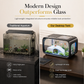 🐟 Transparent Panoramic Desktop Fish Tank – Crystal-Clear AS Material, Dual-Function Top Lid & Impact-Resistant Build