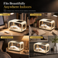 🐟 Transparent Panoramic Desktop Fish Tank – Crystal-Clear AS Material, Dual-Function Top Lid & Impact-Resistant Build