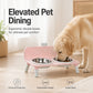🐶 Elevated Pet Double Bowls – Detachable, Ergonomic & Neck-Friendly