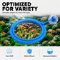 🐠 Floating Fish Feeding Ring – Suction Cup & Precision Feeding Zone