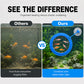🐠 Floating Fish Feeding Ring – Suction Cup & Precision Feeding Zone