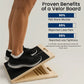 🦵 50% OFF NOW! 🛡️ Wooden Slant Board – 5-Level Adjustable, Non-Slip & Foldable – For Calf Stretching, Balance & Core Training 💪