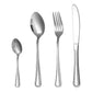 🍴 4-Piece Stainless Steel Flatware Set – Mirror Finish & Resilient Build
