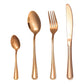 🍴 4-Piece Stainless Steel Flatware Set – Mirror Finish & Resilient Build