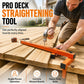 🔧 50% OFF NOW! 📐 Deck Board Straightener – Multi-Angle Leverage, Heavy-Duty Steel & One-Man Operation – For Woodworking & Flooring 🛠️