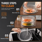 🍱 LIMITED‑TIME 50% OFF! ♨️ Multi-Layer Stackable Microwave Food Cover – Splatter Protection, Moisture Retention & Stackable Design 🍽️