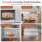 🍱 LIMITED‑TIME 50% OFF! ♨️ Multi-Layer Stackable Microwave Food Cover – Splatter Protection, Moisture Retention & Stackable Design 🍽️