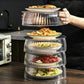 🍱 LIMITED‑TIME 50% OFF! ♨️ Multi-Layer Stackable Microwave Food Cover – Splatter Protection, Moisture Retention & Stackable Design 🍽️