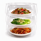 🍱 LIMITED‑TIME 50% OFF! ♨️ Multi-Layer Stackable Microwave Food Cover – Splatter Protection, Moisture Retention & Stackable Design 🍽️
