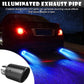 🔥 50% OFF NOW! 🚗 LED Exhaust Muffler Tip – Fire-Breathing Effect, Carbon Fiber Sleeve & Universal Bolt-On Fit – Red/Blue Light 💨