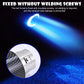 🔥 50% OFF NOW! 🚗 LED Exhaust Muffler Tip – Fire-Breathing Effect, Carbon Fiber Sleeve & Universal Bolt-On Fit – Red/Blue Light 💨
